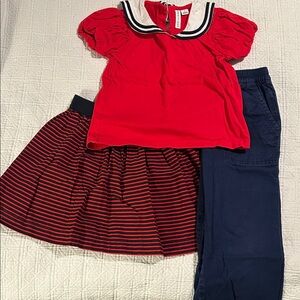 Red & Navy lot of 3. Mixed brand size 5